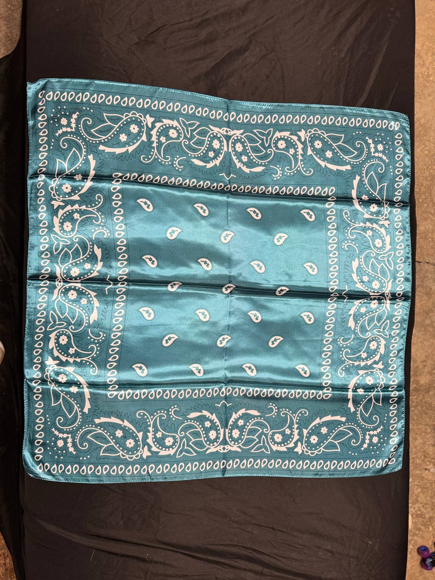 #1225 Turquoise Bandana Wild Rag