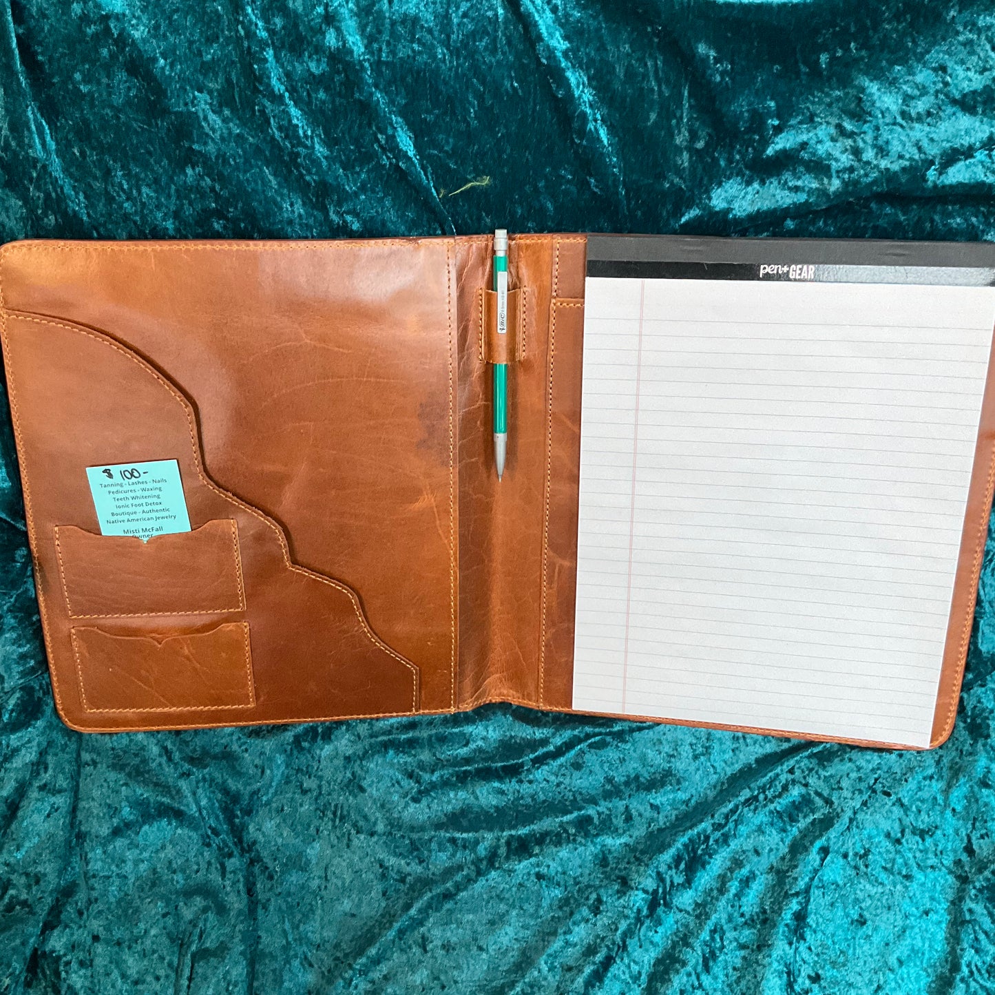 Leather Tooled Day Planner