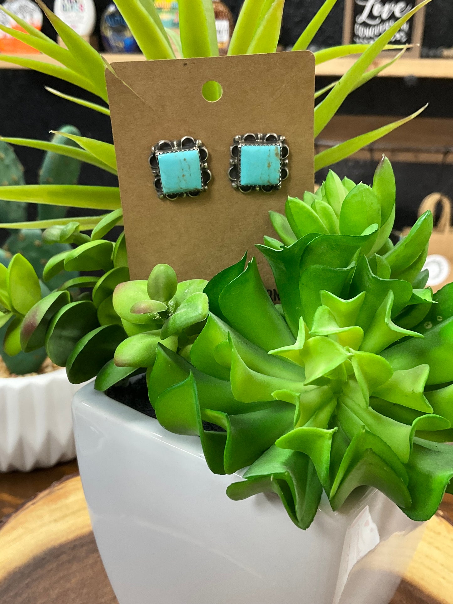 Turquoise Stud Earrings