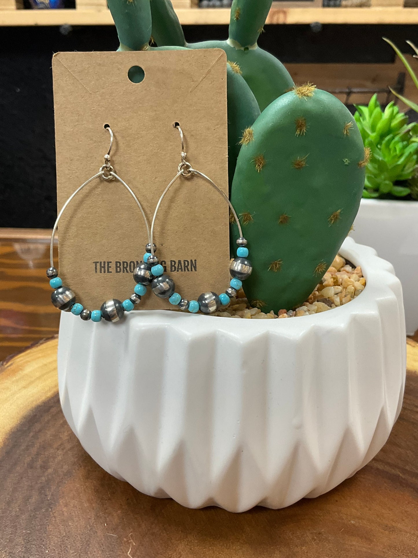 Navajo pearl with Turquoise Beads