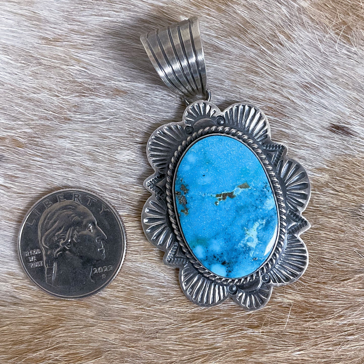 Large Turquoise Pendant