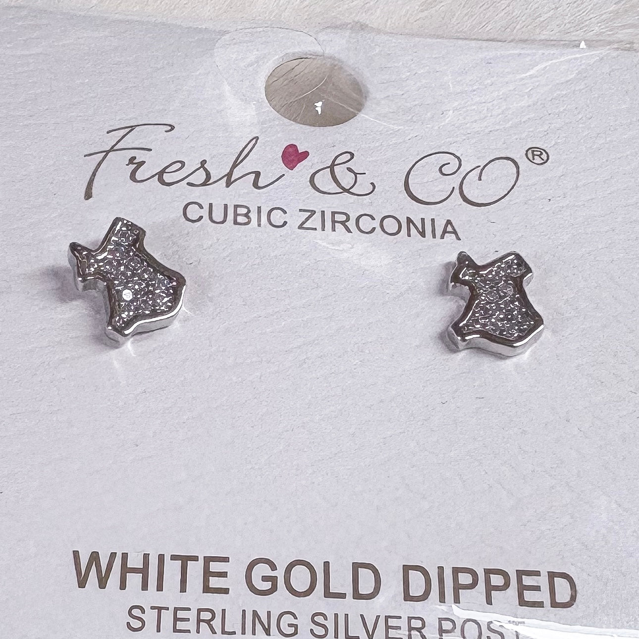 Small Silver Texas Studs