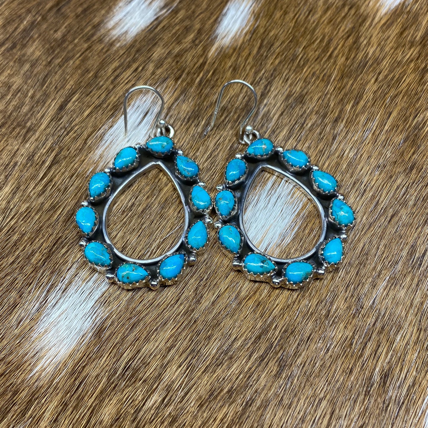 Turquoise Teardrop Earrings