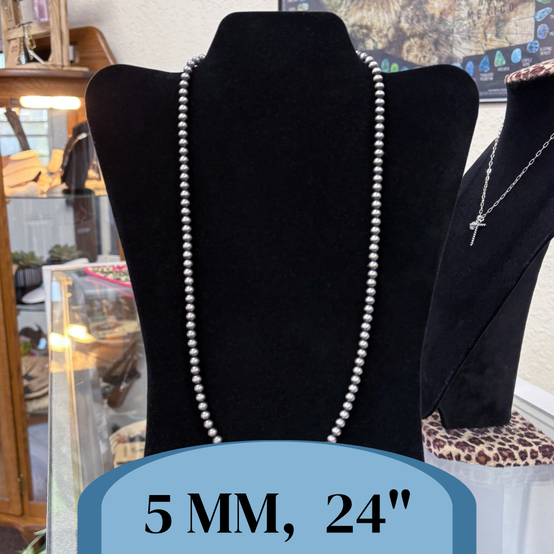 Navajo Pearls 5MM 24”