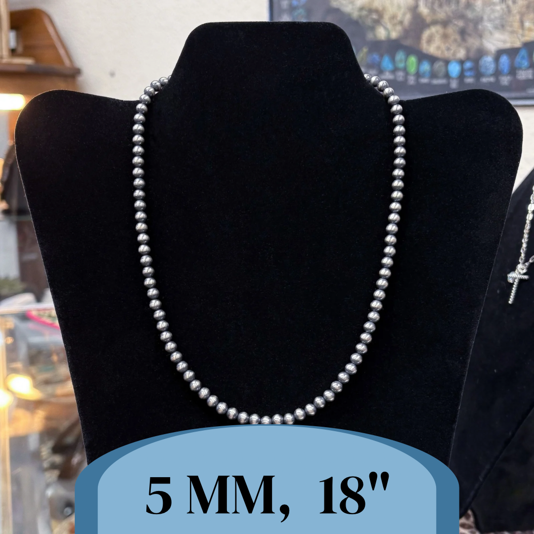 Navajo Pearls 5MM 18”