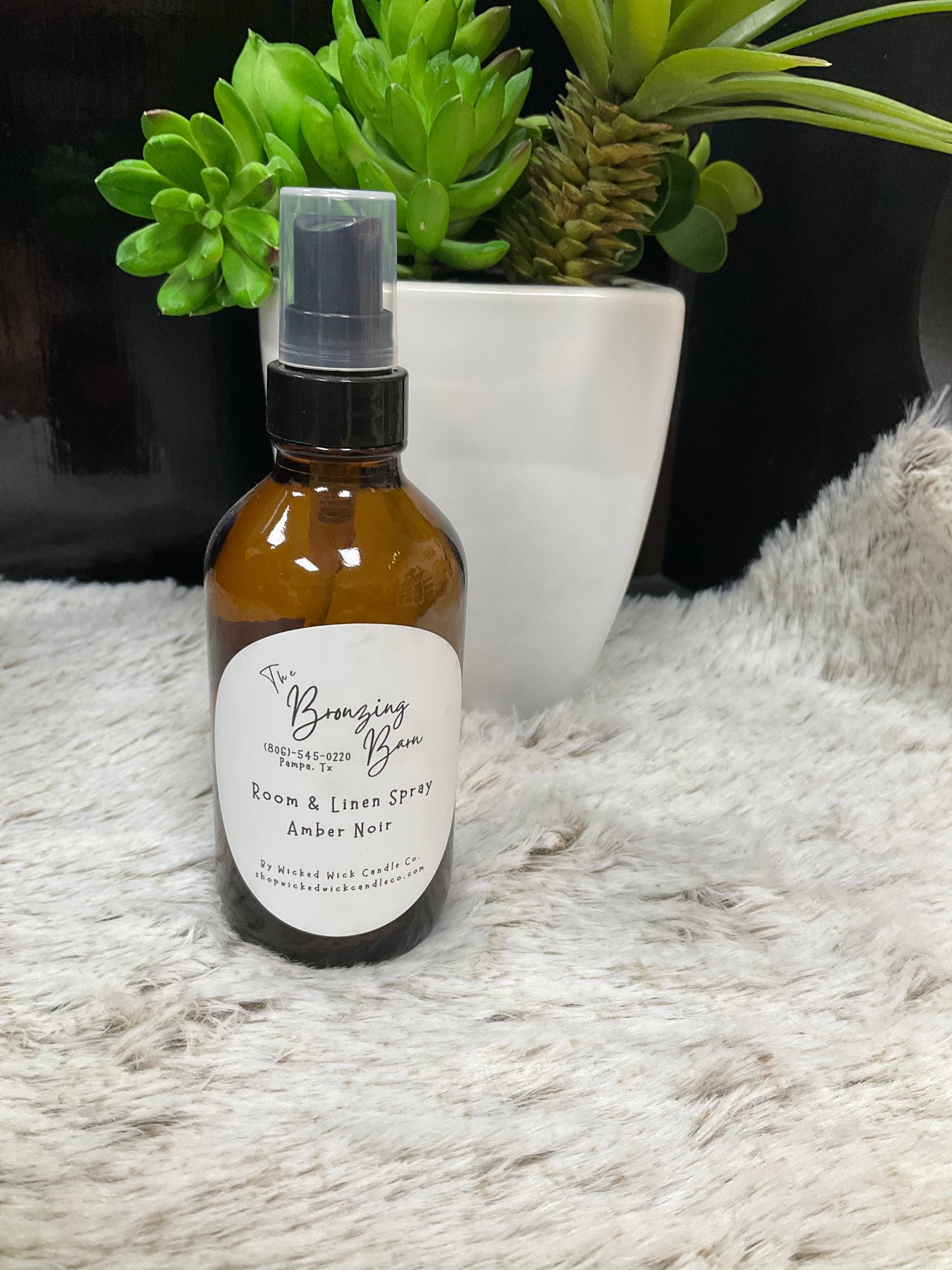 Amber Noir Room & Linen Spray