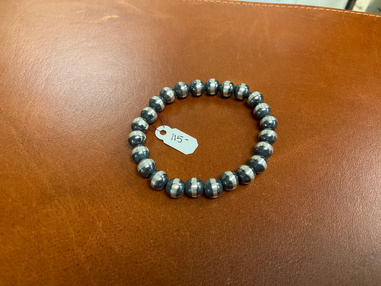 8 mm Navajo pearl stretch bracelet