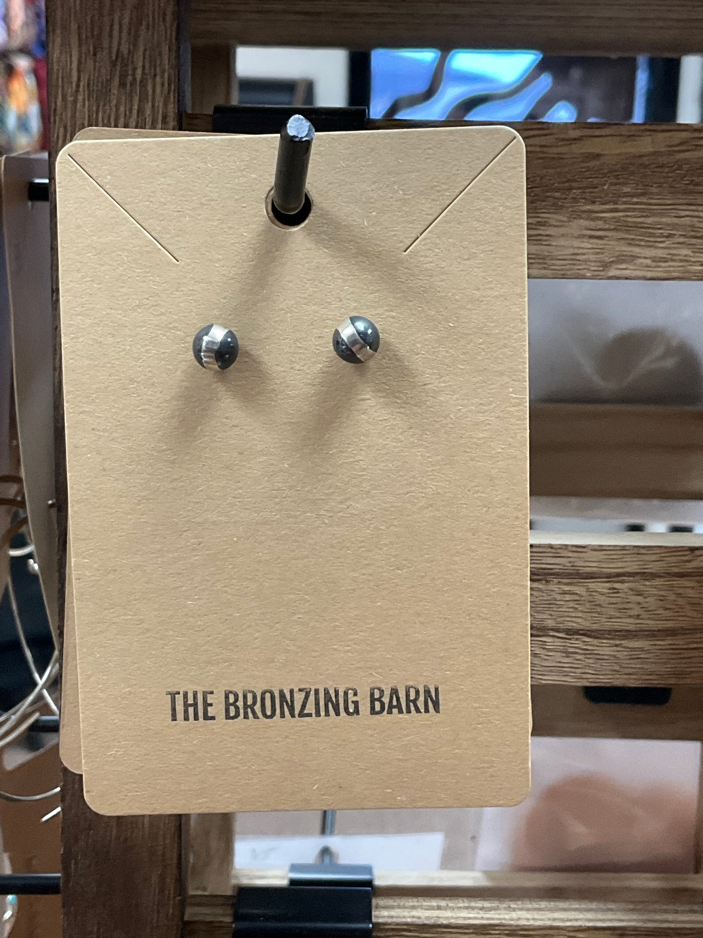 Navajo Pearl Medium Studs