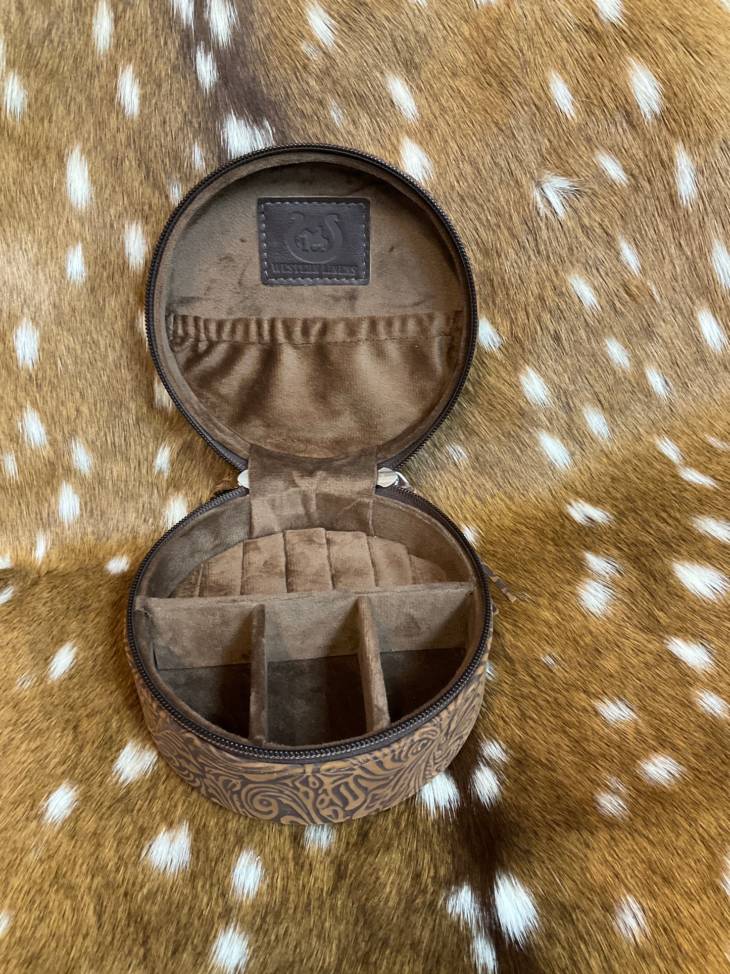 Small Hide Jewelry Box