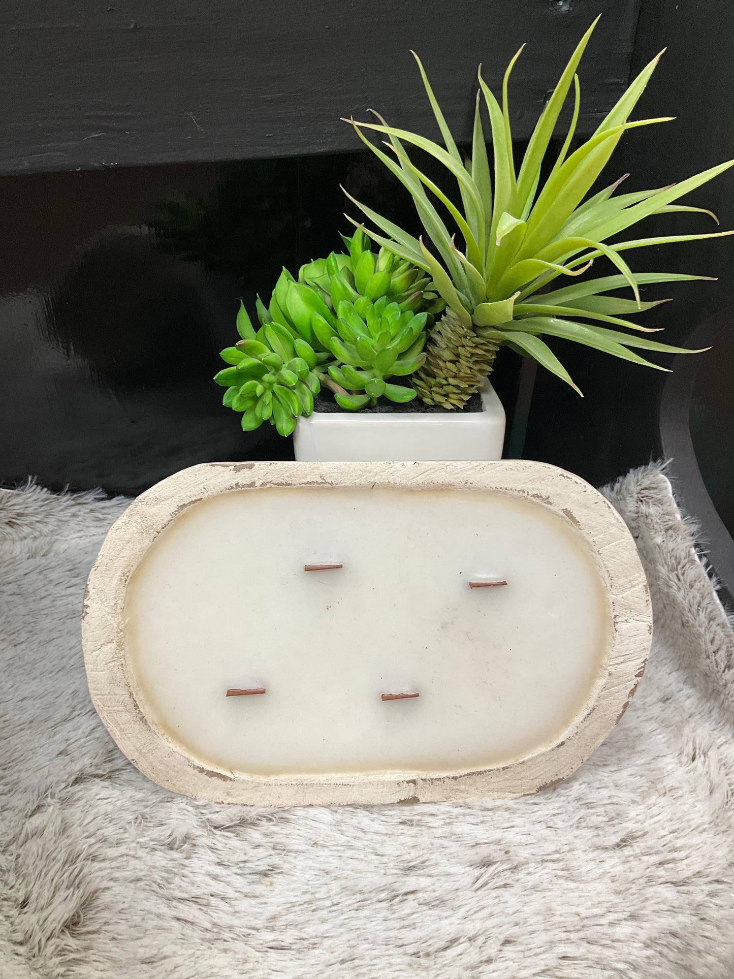 Dough bowl Ivory Lavendar Driftwood