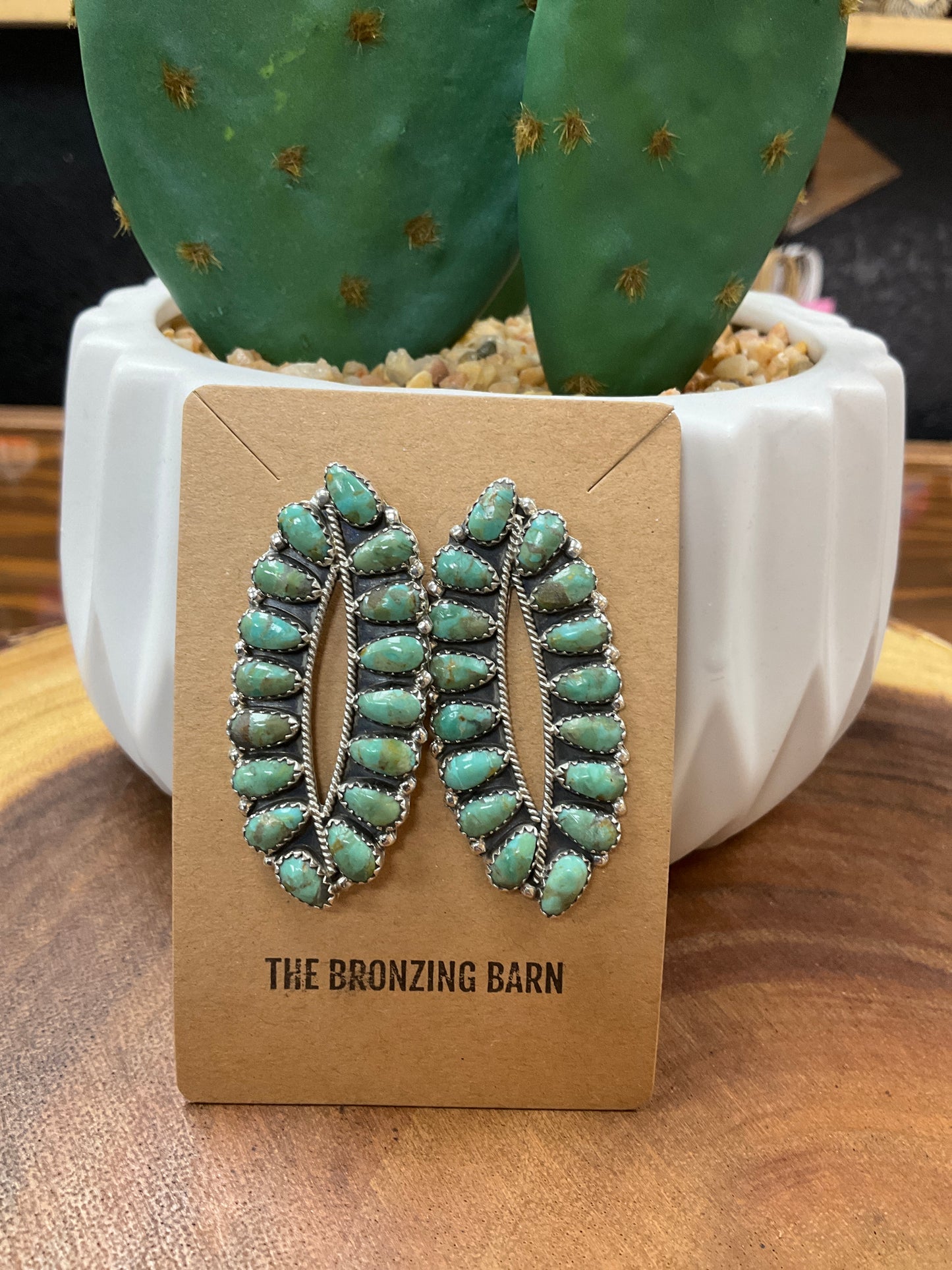 Turquoise Stone Earrings