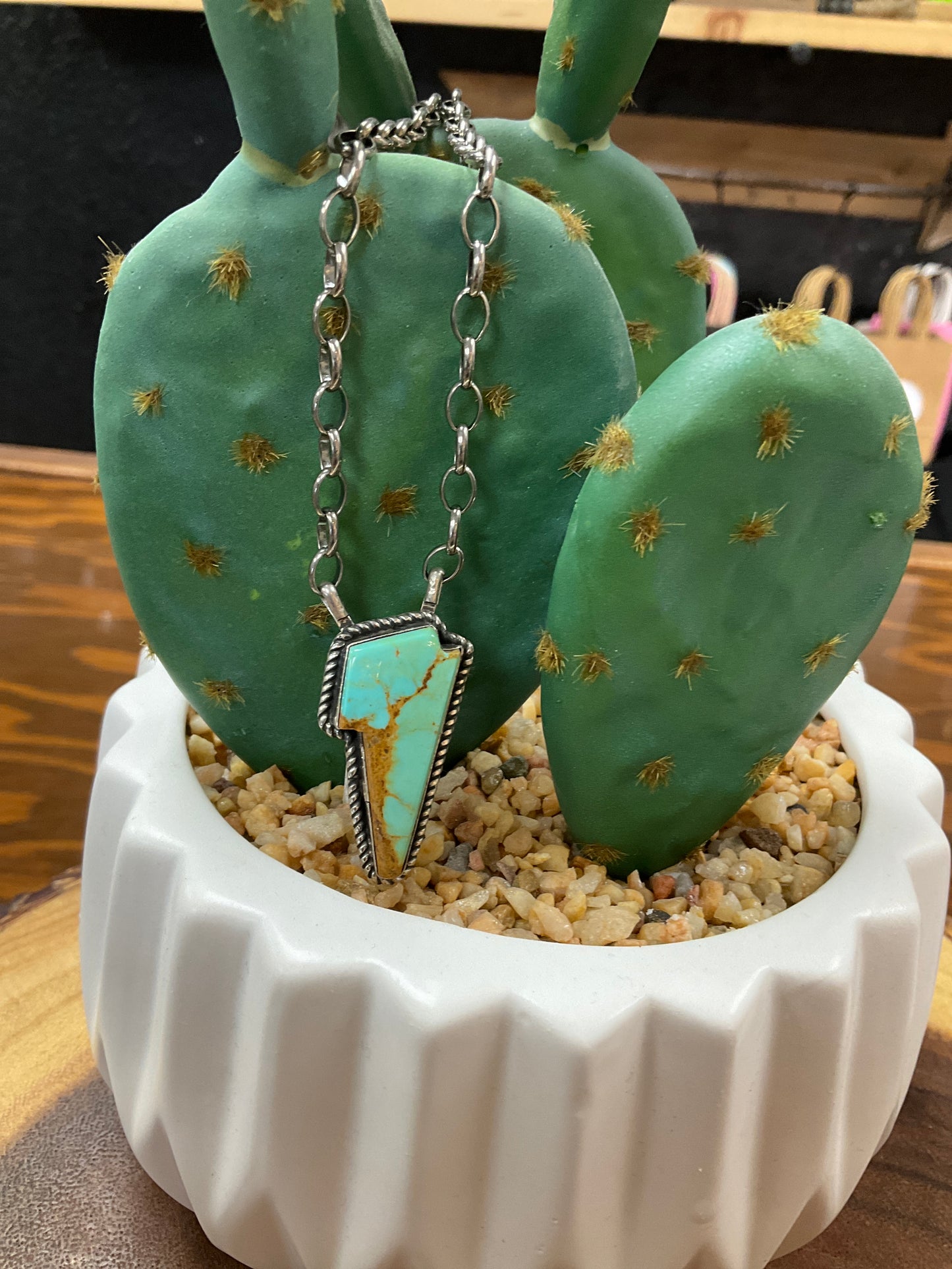 Lightning bolt necklace
