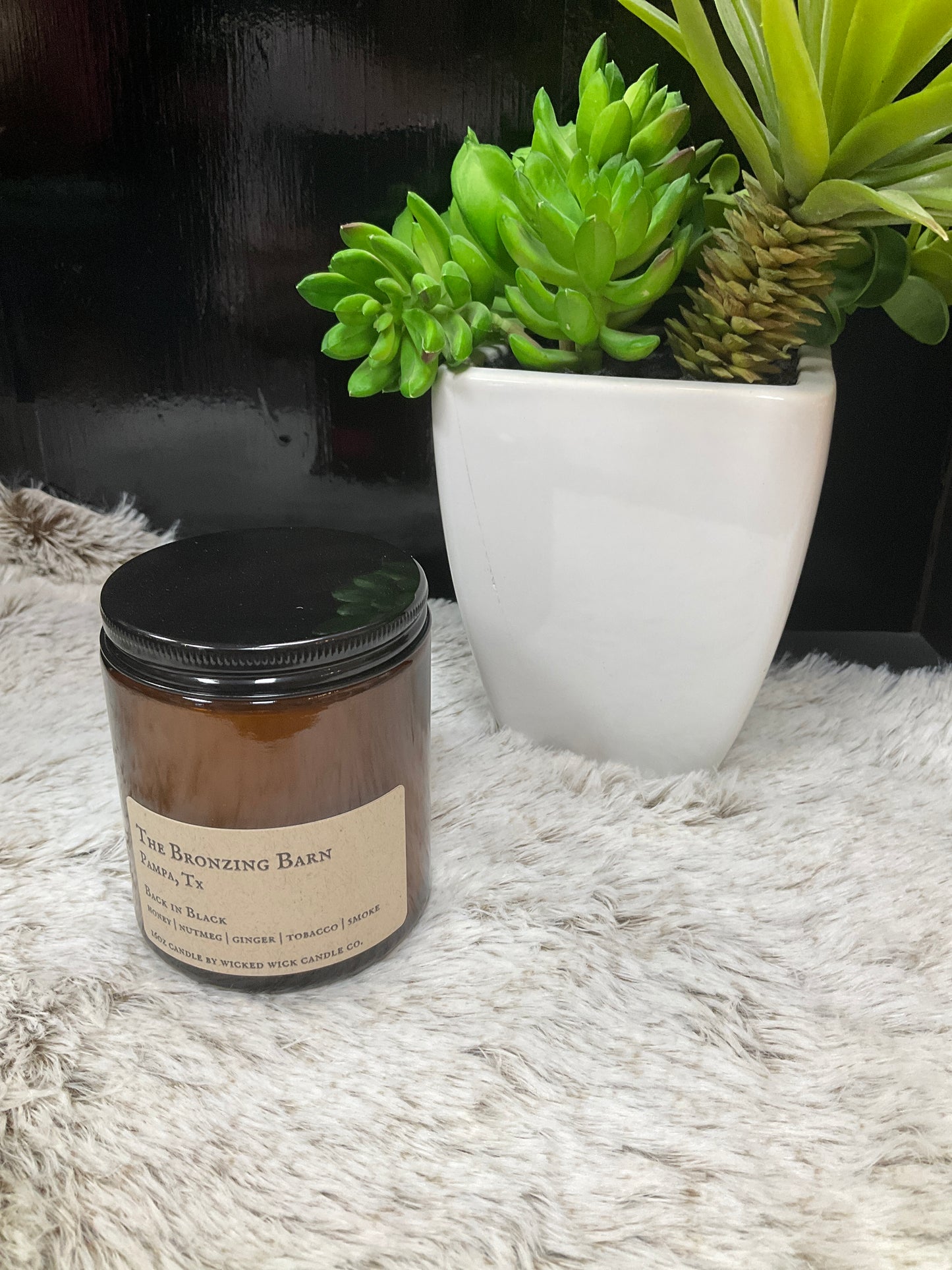 Back in Black 8 oz candle