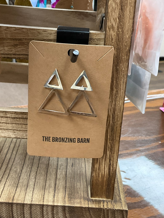 Double Triangle Earrings