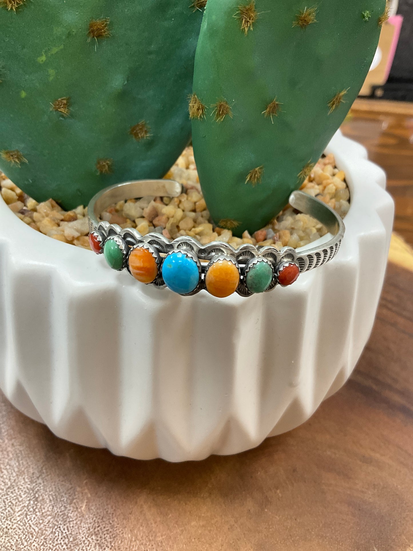 Multi Color Stone Bracelet