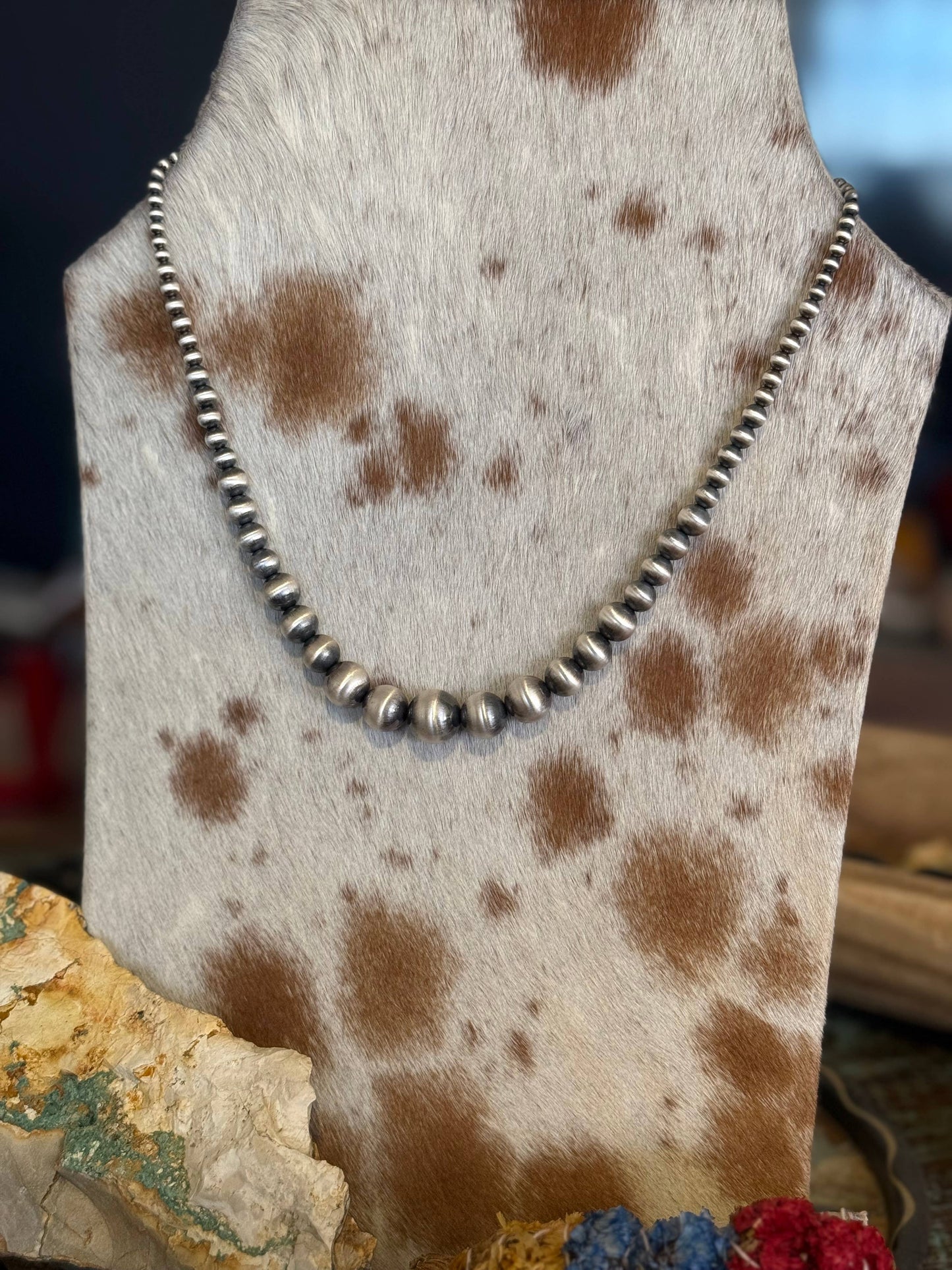 #032 Graduated Sterling Silver Pearls