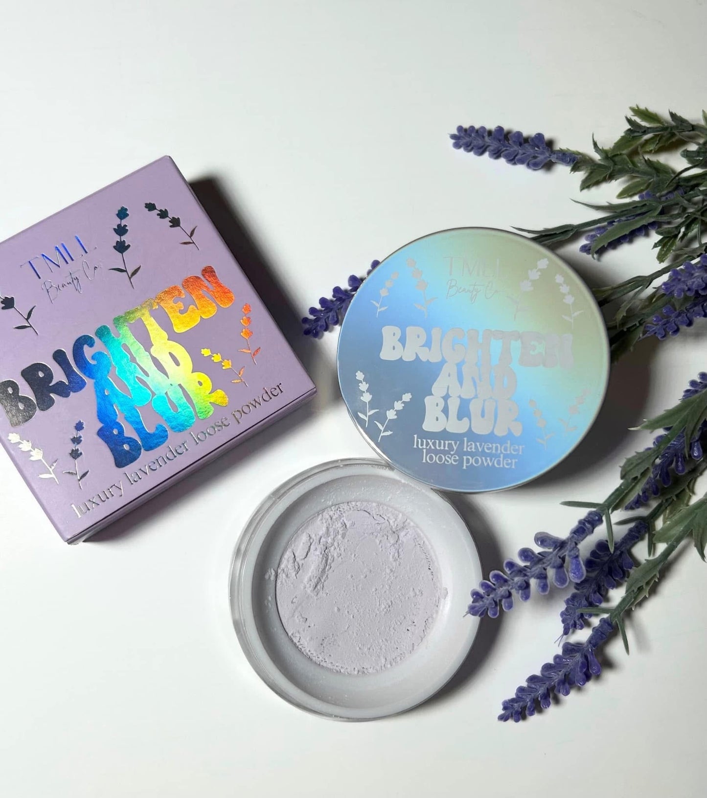 Brighten + Blur Lavender Setting Powder