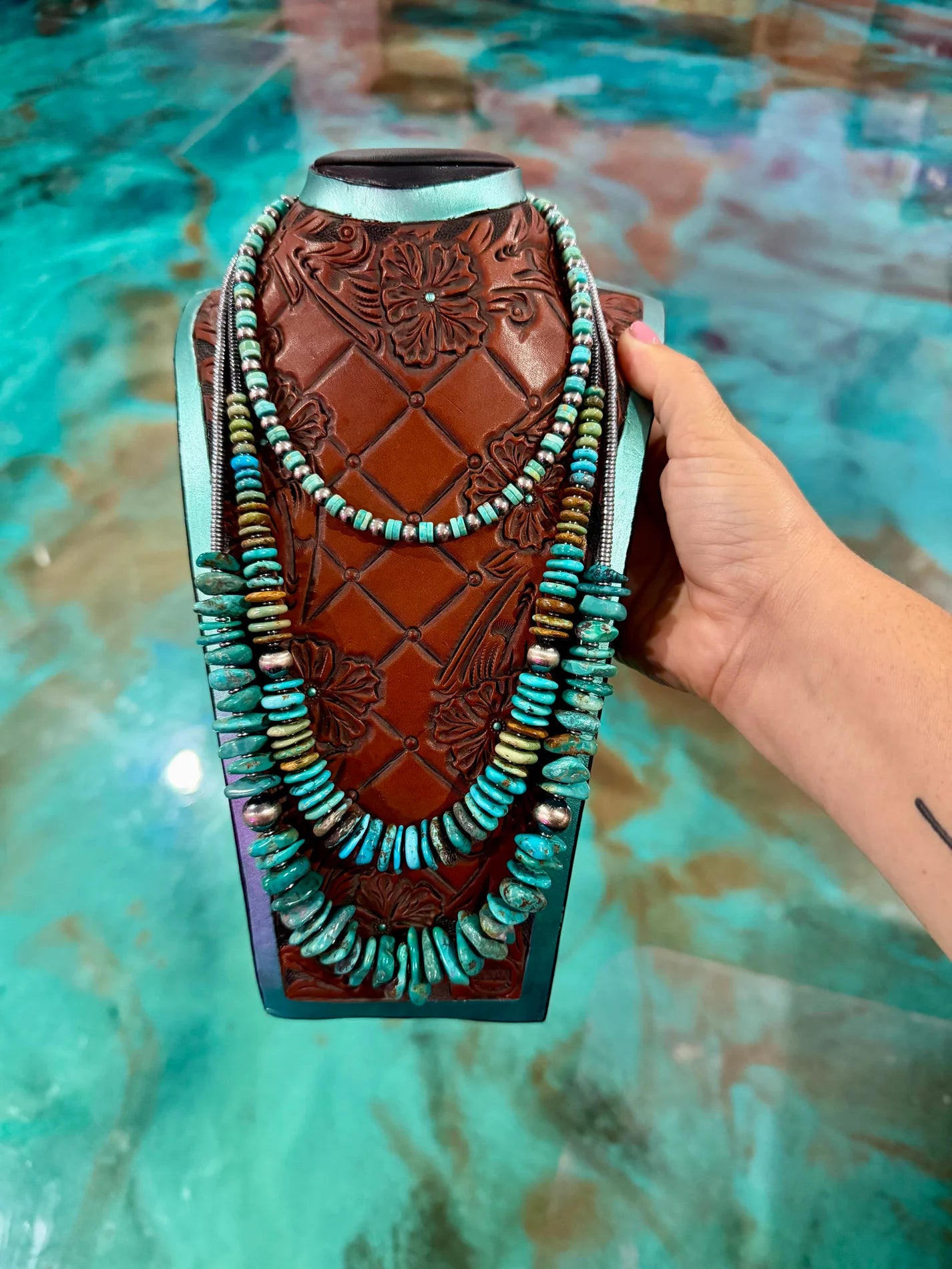 Chunky Turquoise Necklace