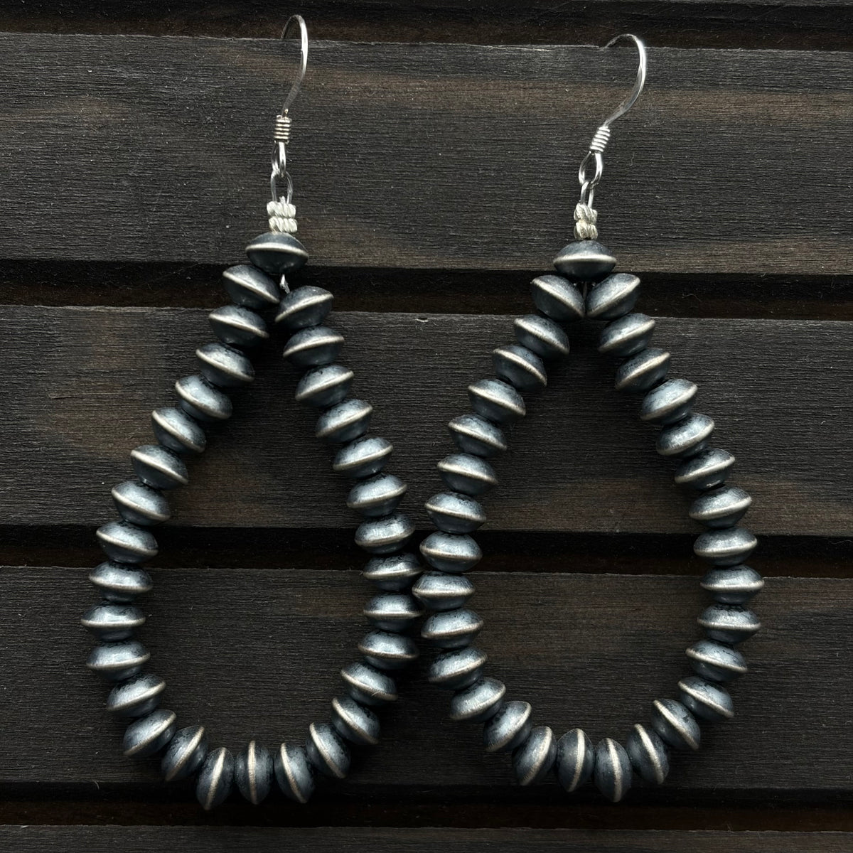 Sterling Silver Pearl Teardrop Earrings
