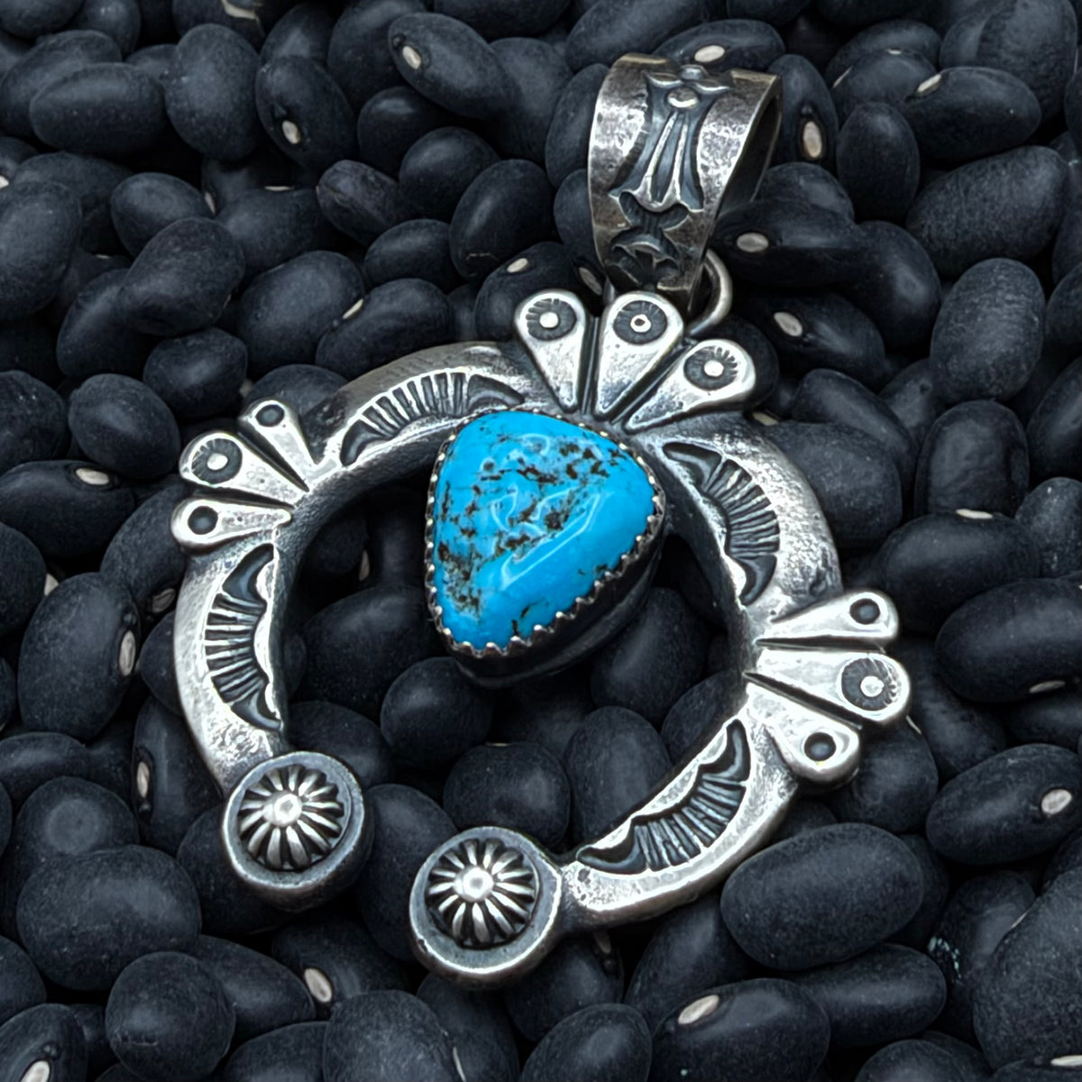 Medium Naja Turquoise Stone Pendant
