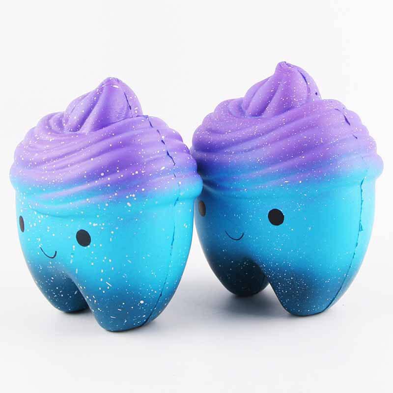 Cute sky Tooth Squishy Squeeze Toy Fidget Toy