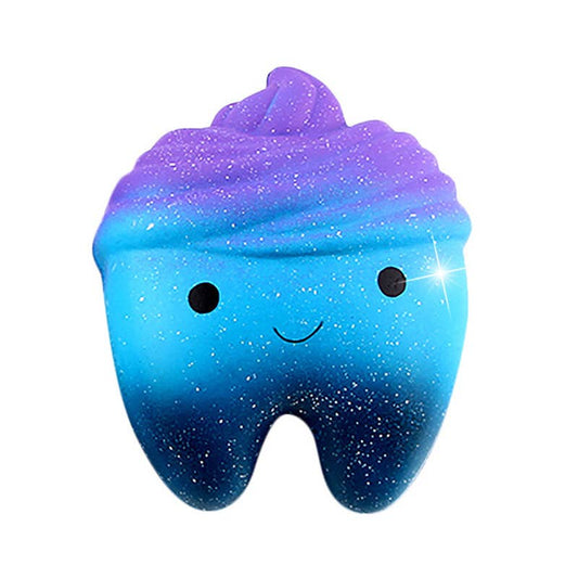 Cute sky Tooth Squishy Squeeze Toy Fidget Toy