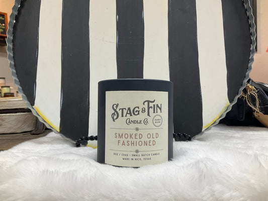 Stag and Fin Smoked Old Fashioned Candle