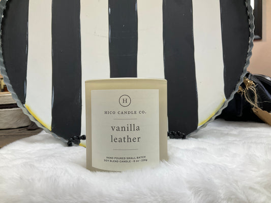 Vanilla Leather Candle